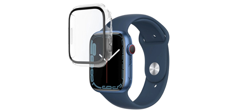 Ochranné pouzdro se sklem pro Apple Watch čiré